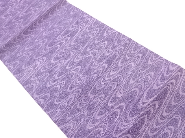 流水模様開き名古屋帯（額縁仕立て）